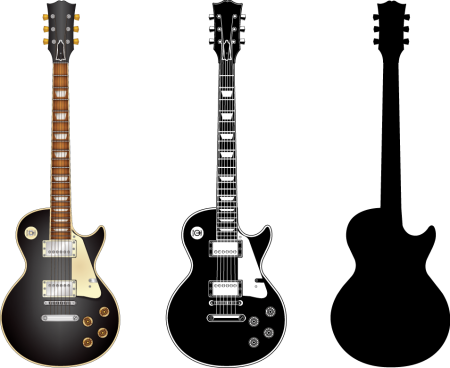 Гитара вектор Gibson les Paul