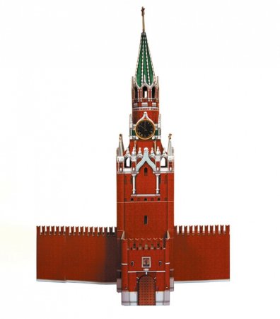 3d пазл "Спасская башня"
