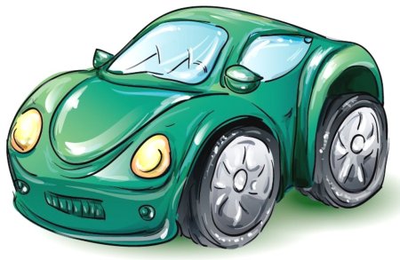 Мультяшный автомобиль