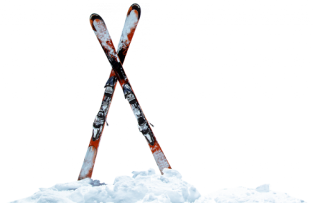 Лыжи иллюстрация