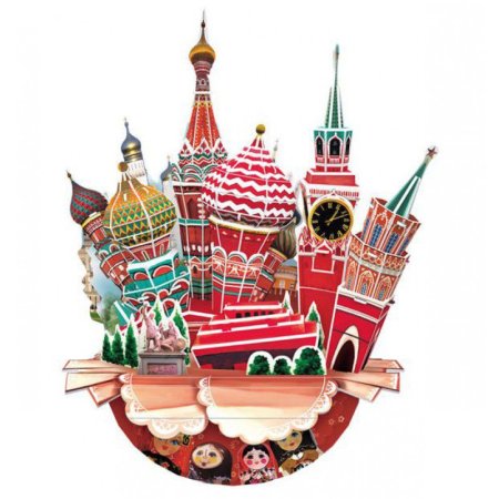 CUBICFUN City Scape Moscow oc3206h 3d пазл