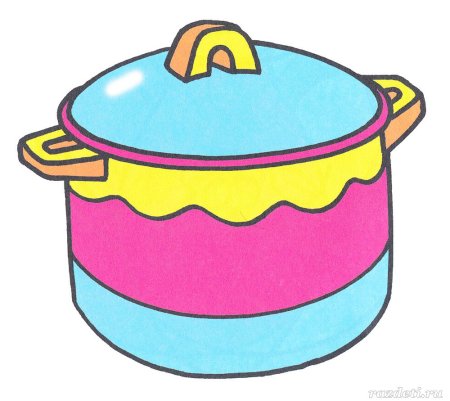 Кастрюля рисунок