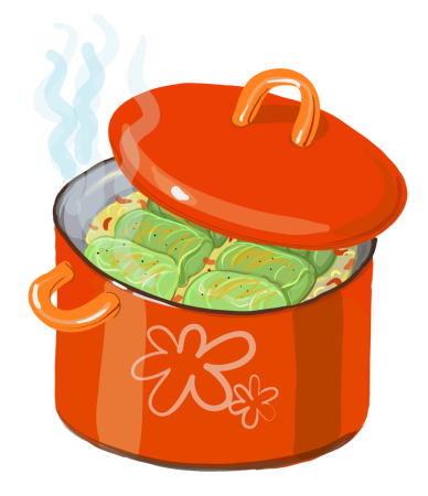 Кастрюля с едой