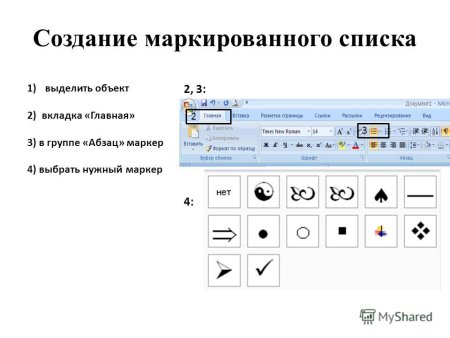 Операции относящиеся к редактированию документа в MS Word