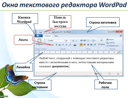 Структура окна Linux