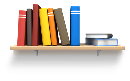 Книги на полке
