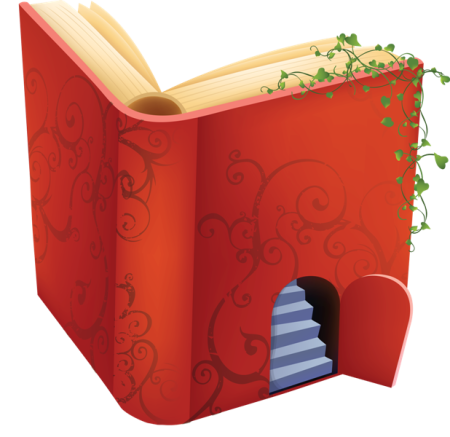 Книга на прозрачном фоне