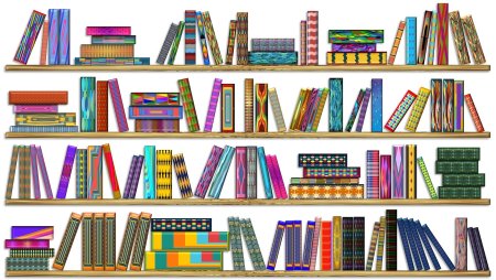 Полка с детскими книгами