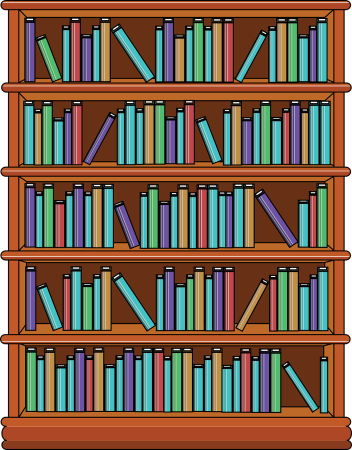 Книжный стеллаж мультяшный