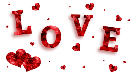 Сердце с надписью Love