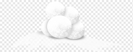 Снежные комочки на прозрачном фоне