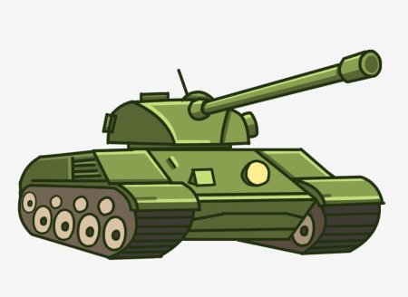 Танк мультяшный