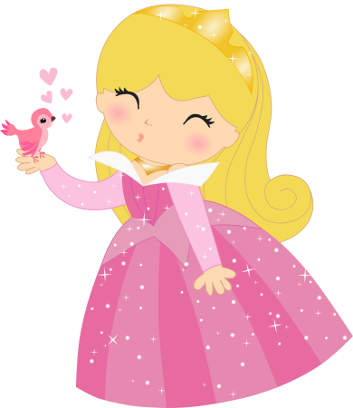 Маленькие принцессы на белом фоне