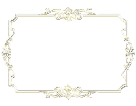 Красивая белая рамка