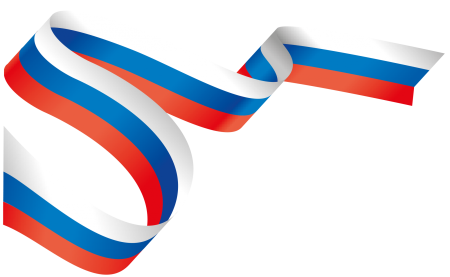 Триколор флаг России вектор