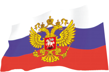 Символика РФ на прозрачном фоне