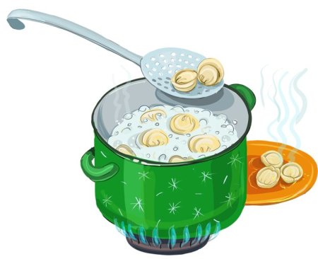 Кастрюля с кашей