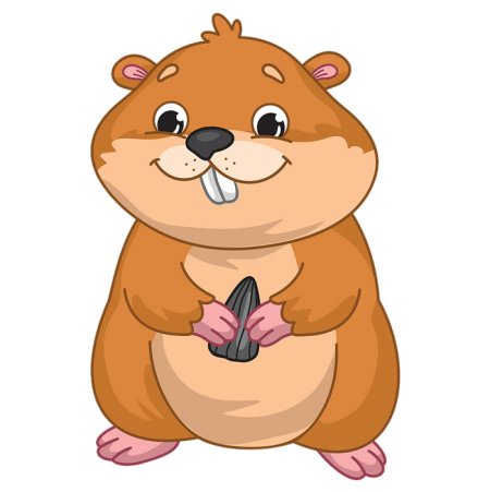 Хомячок мультяшный