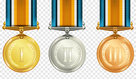 Медали золото серебро бронза