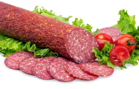 Колбаса стандарт с/к полусухая без мяса птицы щедрая Сибирь