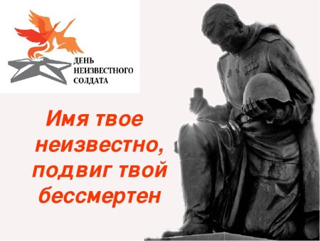 День памяти неизвестного солдата 3 декабря