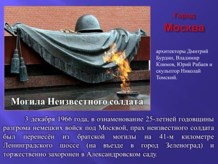 Перенос праха неизвестного солдата Москва 3 декабря 1966 года