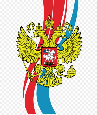 Российский флаг с гербом