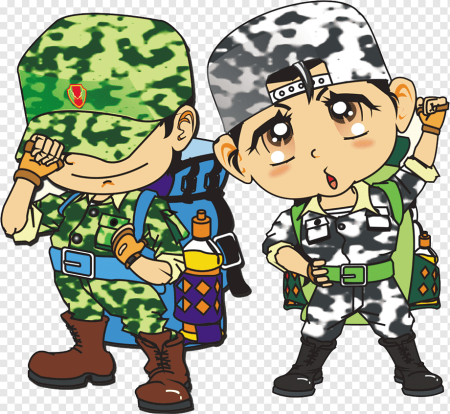 Военный мультяшка
