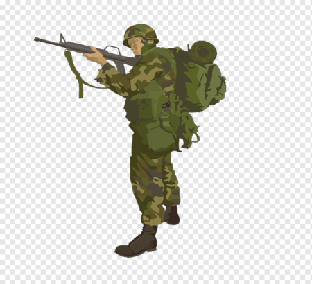 Мультяшный военный