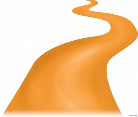 Тропинка на прозрачном фоне