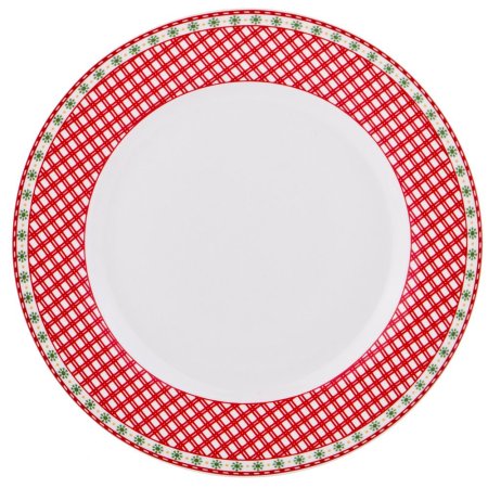 Тарелка Glamour Red 28см