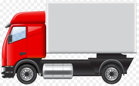 Грузовик сбоку вектор