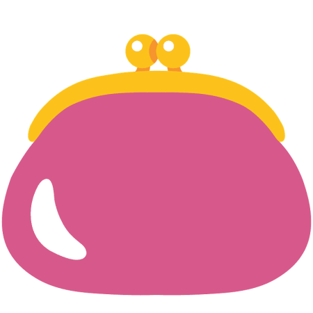 Кошелек с деньгами мультяшный