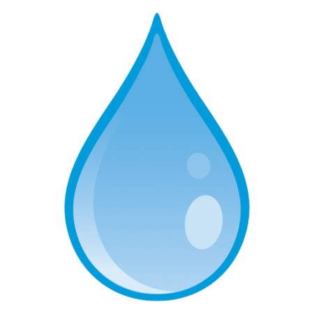 Капля воды мультяшная