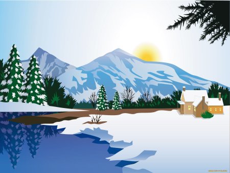 Пейзаж рисунок