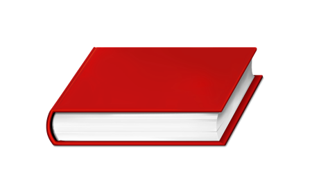 Книга лежит на белом фоне