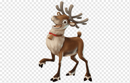 Reindeer с Сантой