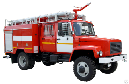 Пожарная машинка мультяшная