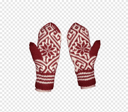Варежки без фона