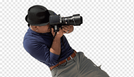 Фотограф на белом фоне