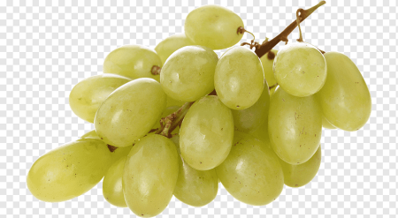 Белый виноград на белом фоне