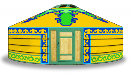 Юрта раскраска