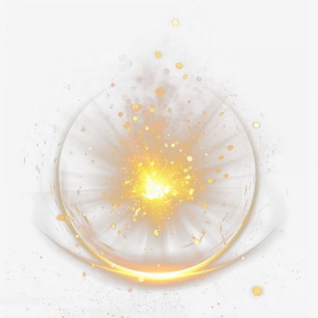 Свечение на белом фоне