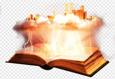 Книга на прозрачном фоне