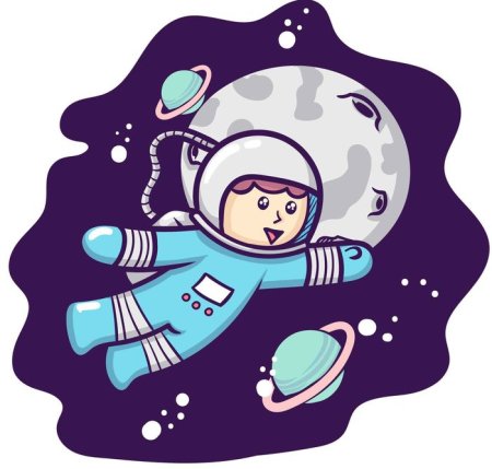 Мультяшные космонавты