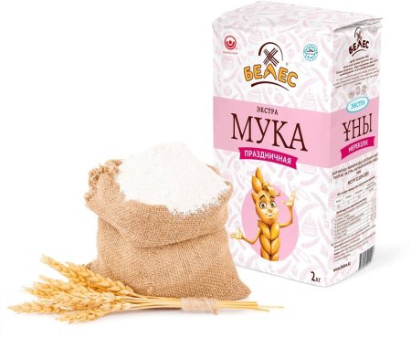 Мука в пачке