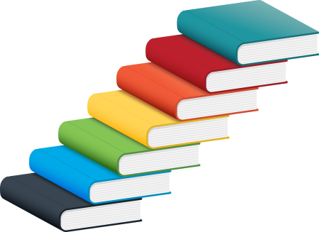 Вертикальная стопка книг