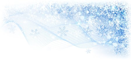 Снежные узоры на прозрачном фоне