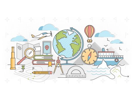 Векторный рисунок география