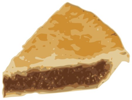 Пироги на белом фоне